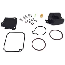 67F-W0093-00 804346T Boat Motor Carburetor Repair Kit w Float 9-37512 for Yamaha Mariner Mercury Mercruiser Quicksilver 75h