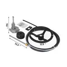 12 Foot Cable Rotary Steering System 13 Wheel Quick Package