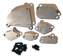 87-91 RX7 RX-7 FC3S FC EGR Block Off Plates Blocker TII TURB + Gasket