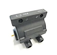 5.0 OHM Dual Fire 12 Volt Ignition Coil For HY 65-Ltr W Points 31609-65A