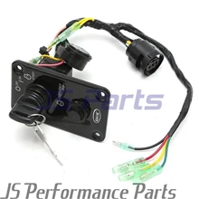 New Outboard Single Engine Key Switch Panel for Yamaha 704-82570-08-00