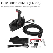 881170A13 Outboard Side Mount Remote Control Box 14 Pin for Mercury Optimax