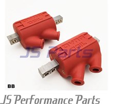 Dynatek DC2-1 Racing Ignition Coils 1.5 ohm Angled Dual Output Red