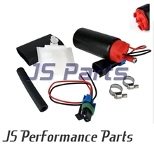 High EFI Racing 11541 340Lph E85 & GAS Fuel Pump 340 STEALTH Offset Inlet Inline