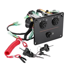 Dual Key Switch Panel For Yamaha Outboard Control Engine 6K1-82570-13-00