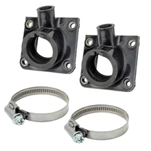 SET OF 2 CARBURETOR INTAKE BOOTS CLAMP Fits For YAMAHA BANSHEE 350 YFZ350 1987-2006