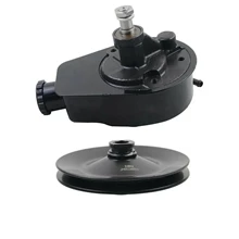 JM2000C Power Steering Pump W/Single Groove Pulley For GM SBC for Chevy Black Saginaw Style 26028613