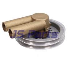 Raw Water Sea Pump Dual V Belt 21214596 3858229 For Volvo 4.3L 5.0L 5.7L Engines