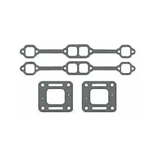 Exhaust Gasket manifold mercruiser 5.0 mpi 5.7 350 mag riser block v8 elbow kit
