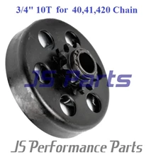 Centrifugal Clutch 3/4" Bore 10 Tooth 40,41,420 Chain 6.5HP Go Kart, Mini Bike