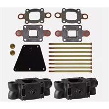 3Inch Dry Joint Exhaust Closed Cooling Spacer Kit For Mercruiser V6 V8 864929A4